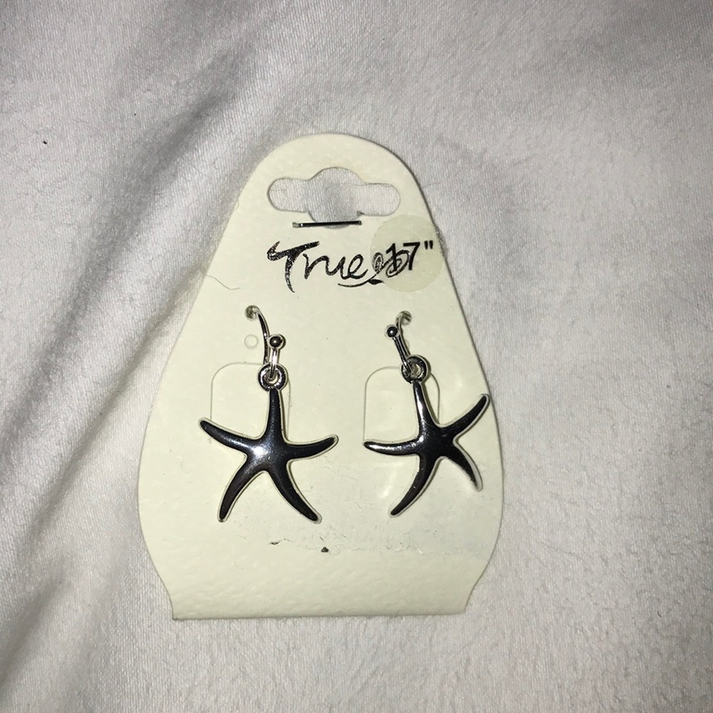 starfish dangly earrings